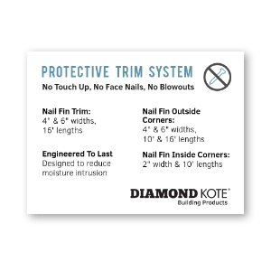 Diamond Kote®  ID Signage 4x3 - Protective Trim System