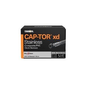 10x2-1/2 Stainless Steel Screws Dark Slate #55 (Driftwood, Dark Slate) 100 Pk