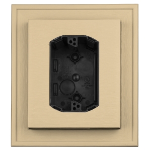 UL Electrical Mount Block #012 Dark Almond