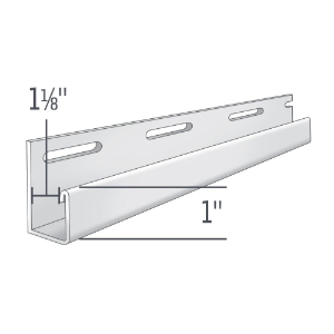 1-1/8 in. Matte J Channel Wicker 12 ft. 6 in.