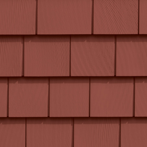 Triple 5 Straight Edge Sawmill Shingle Autumn Red