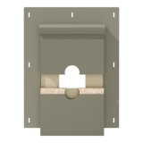 Diamond Kote® RigidMount Split Mount Block Brushed Smooth Terra Bronze