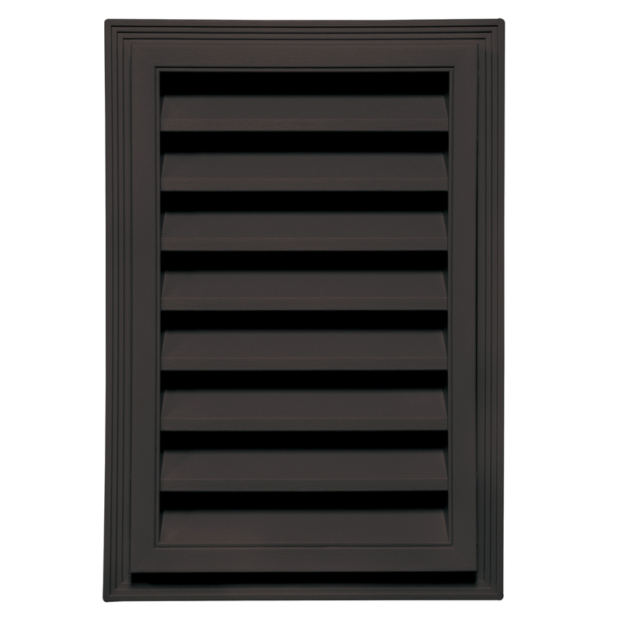 Wausau Supply | 12 in. x 18 in. Rectangle Louver Gable Vent Musket