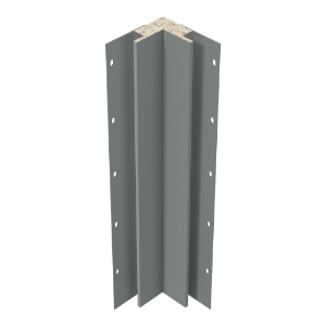 Diamond Kote® 5/4 in. x 3 in. x 16 ft. Rabbeted Brushed Smooth Inside Corner w/Nail Fin Smoky Ash