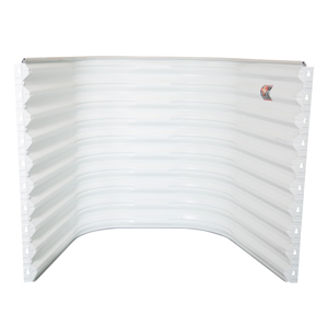 Area  Well 56 in.W x 36 in.D x 72 in.H Wall Mount White