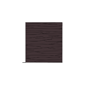 TruLine HP 8 in. x 12 ft. Woodgrain Fascia Mocha 507