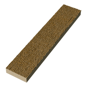 Diamond Kote® 5/4 in. x 4 in. x 16 ft. Woodgrain Trim Honeycomb