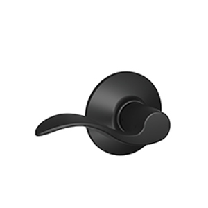 F10 Passage Accent Lever 622 Matte Black - Box Pack