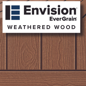 Envision Deck EverGrain Weathered Wood 1.5 inch Sample