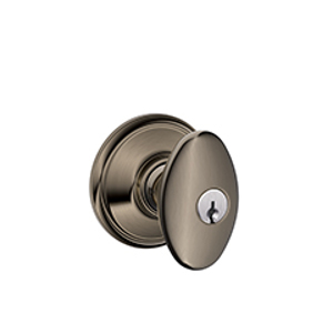 F51A Entry Siena Knob 620 Antique Pewter - Box Pack