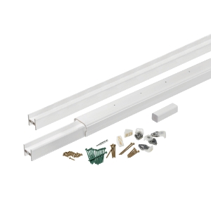 6 ft. Classic Composite Universal Rail Pack White