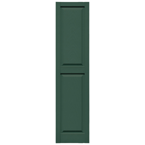 14-3/4 in. x 63 in. Raised Panel Shutter Forest Green #028