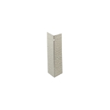 Clay 3/8 in. x 6 in. Individual Metal Outside Corner Horizontal Grain 25/ct * Non-Returnable *