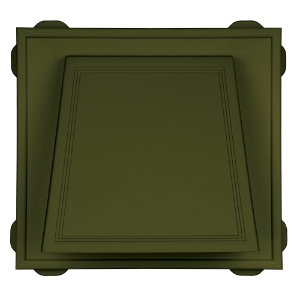 6" Hooded Vent #381 CT Olive Grove