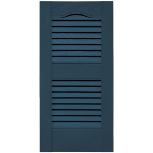 12 in. x 25 in. Open Louver Shutter Classic Blue #036 redirect to product page