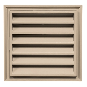 12 in. x 12 in. Square Louver Gable Vent #107 CT Canyon Blend