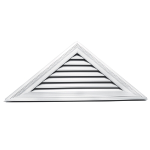 10/12 Triangle Gable Vent 23 in. x 56 in. #001 White