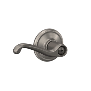 F40V Privacy Flair Lever 619 Satin Nickel - Visual Pack