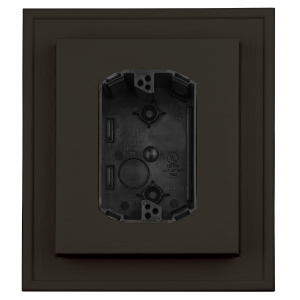 UL Electrical Mount Block #298 Charcoal Smoke