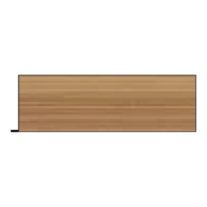 Vesta 8 in. x 12 ft. Gilded Grain Fascia