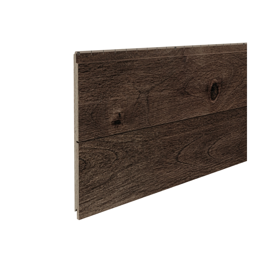 Wausau Supply | 8 in. Nickel Gap WoodMark Siding Bronze Walnut