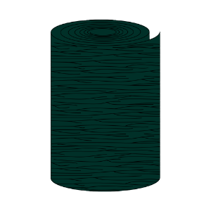 24 in. x 50 ft. Aluminum Trim Coil Striated Forest Green 522