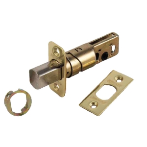 12-287 Deadbolt Latch 605 Bright Brass