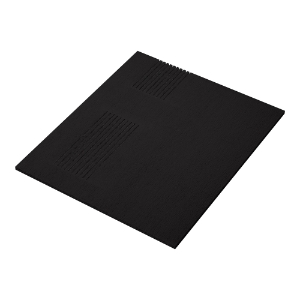 Diamond Kote® 3/8 in. x 16 in. x 16 ft. Vented Soffit Brushed Smooth Onyx