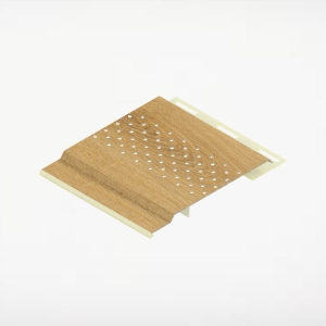 4 in. Vented Soffit 12 ft. Sun Bleached Oak