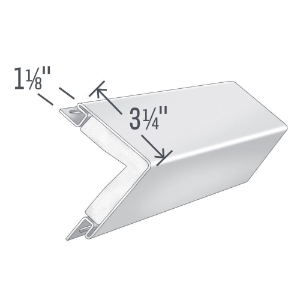 Haven Matte Outside Corner Post 1-1/8 in. x 3-1/4 in. Eclipse 10 ft.
