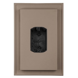 Jumbo UL Electrical Mount Block - Centered  Natural Clay 409