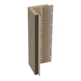 Diamond Kote® 5/4 in. x 6 in. x 10 ft. Woodgrain Outside Corner w/Nail Fin  Dune