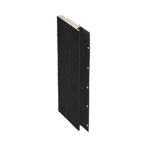 Diamond Kote® 5/4 in. x 6 in. x 16 ft. Rabbeted Woodgrain Trim w/Nail Fin Onyx - 2 per pack