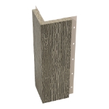 Diamond Kote® 5/4 in. x 6 in. x 10 ft. Woodgrain Outside Corner w/Nail Fin  Denali