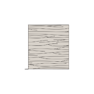 TruLine HP 8 in. x 12 ft. Woodgrain Fascia Herringbone 819