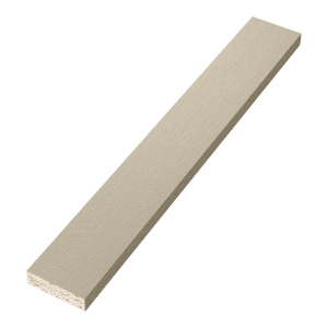 Diamond Kote® 4/4 in. x 3 in. x 16 ft. Brushed Smooth Trim Oyster Shell