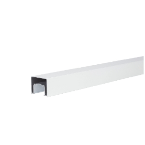 6 ft. Impression Rail Express Modern Aluminum Top Rail White AZTIXMDTR6W