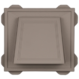 4" Hooded Vent #008 CT Natural Clay