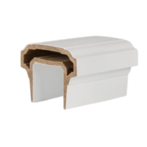 TimberTech Rail 4-inch Sample Premier Rail White SAMP-APRB