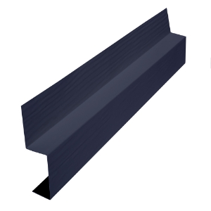 Diamond Kote® 1 in. x 2 in. x 10 ft. Spacer Flashing Woodgrain Midnight