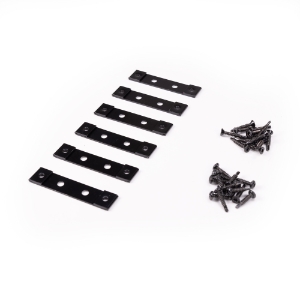 Deck Board Railing Bracket, Black - 6 pack