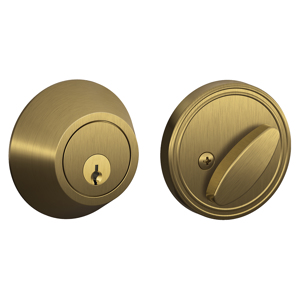 JD60V Single Cylinder Deadbolt 609 Antique Brass