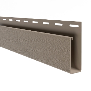 Designer Window Casing 3/4 in. x 2-1/2 in. Pebble Clay 12 ft. 6 in.