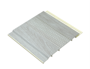 ChamClad Vented Soffit 3/8 in. x 6 in. x 30 ft. Atlantic White