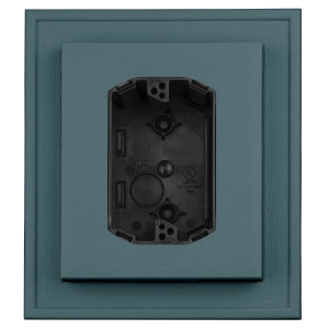 UL Electrical Mount Block #004 Wedgewood Blue