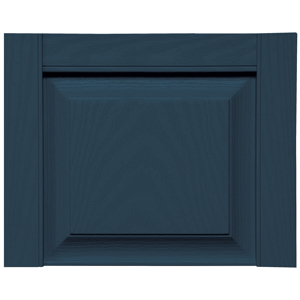 14-3/4 in. Raised Panel Transom Top Classic Blue