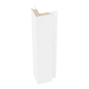 Diamond Kote® 5/4 in. x 4 in. x 16 ft. Rabbeted Brushed Smooth Outside Corner w/Nail Fin White - 1 per pack