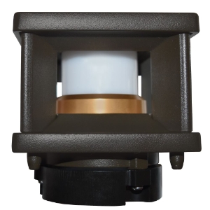 Impression Rail Express 3 in. LED Lantern Post Cap Light Bronze