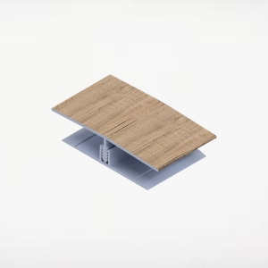 2 pc 2-3/4 in. Alum Univ Wall H Trim 20 ft. Rocky Mountain Oak