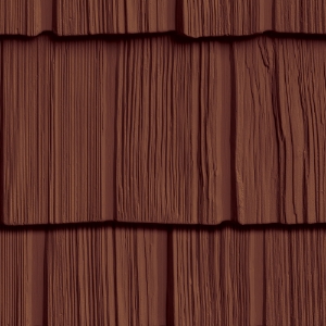 7 in. Staggered Shake 646 Redwood 60.75 in.